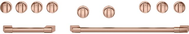 Café™ 48" Brushed Copper Pro Range Handle and Knob Kit-0