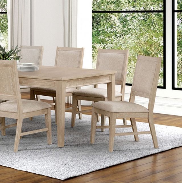 Furniture of America® Sandnes Light Oak Dining Table-4