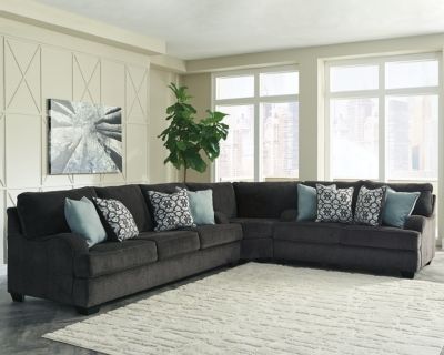 Benchcraft® Charenton Charcoal Sofa-3