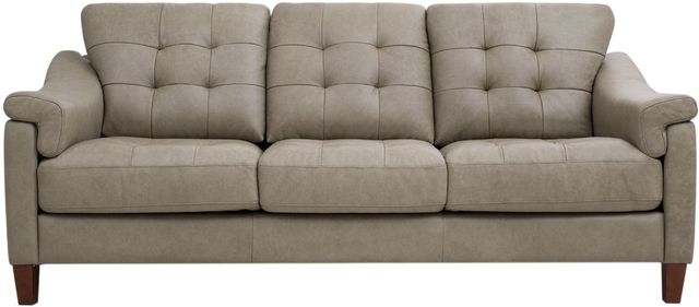 Leather Italia™ Georgetowne Ellis Green Pea Split Sofa-0