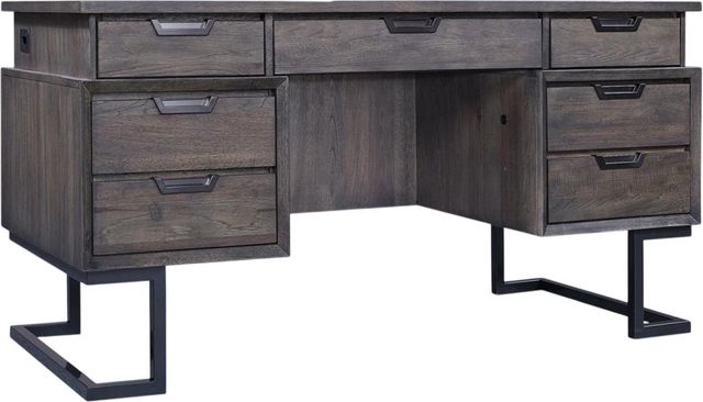 aspenhome® Harper Point Fossil 66" Executive Desk-0