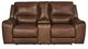 Signature Design by Ashley® Silverbrooke Canyon Power Reclining Loveseat with Console and Adjustable Headrest-2