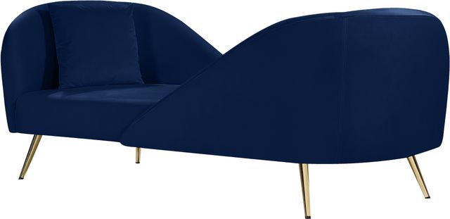 Meridian Furniture Nolan Navy Velvet Chaise-4