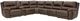 Signature Design by Ashley®Dunleith 7-Piece Chocolate Power Reclining L-Shape Sectional-0