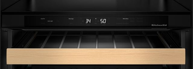 Kitchenaid® 24" Black Ore Built-In Wine Cooler-4