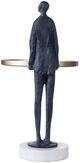 Stylecraft Black/Gold Round Plate Man Home Décor-2