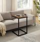Powell® Barnes Brown C-Table with Black Base-2
