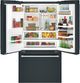 Café™ 36" 27.8 Cu. Ft. Matte Black French Door Refrigerator-3