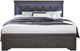 Global Furniture USA Pompei Metallic Gray Full Panel Bed with LED-1