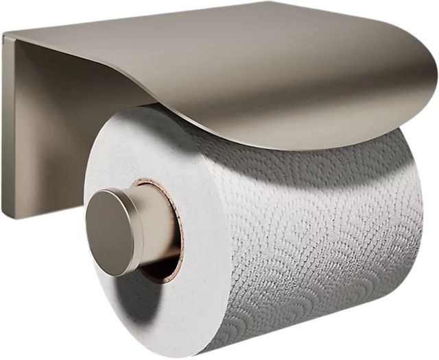 KOHLER® Avid® Vibrant Brushed Nickel Covered Toilet Paper Holder-1