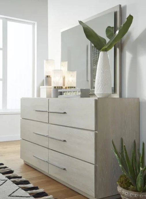 Modus Furniture Destination Cotton Gray Dresser-1