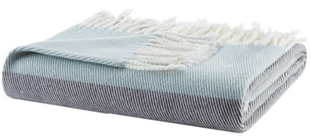 Olliix by Urban Habitat Lexi Blue Color Block Throw-0