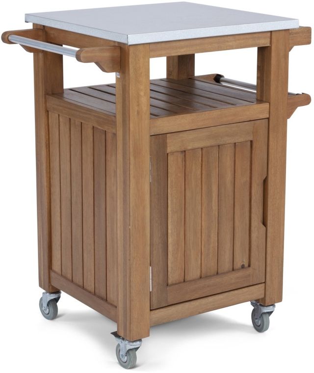 homestyles® Maho Brown Kitchen Cart-0