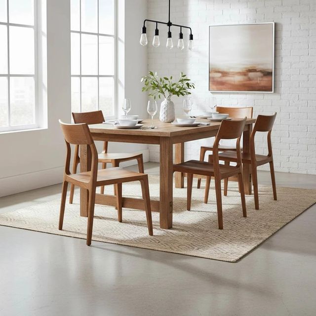 LH Home Java Catania Warm Brown Dining Side Chair-1