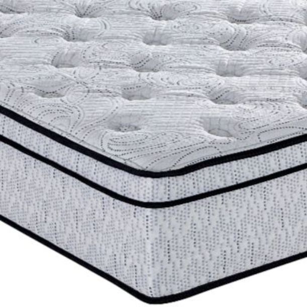 Restonic® ComfortCare® Patina Hybrid Plush Euro Top Queen Mattress-1