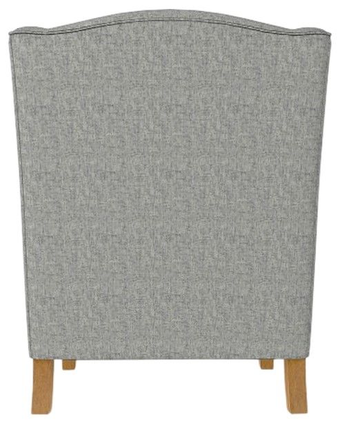 Best® Home Furnishings Customizable Andrea Wing Back Chair with Honey Birch Legs-3