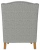 Best® Home Furnishings Customizable Andrea Wing Back Chair with Honey Birch Legs-3