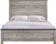 Elements International Millers Cove Gray King Panel Bed-1