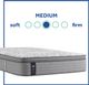 Sealy® Posturepedic® Silver Pine Innerspring Medium Faux Euro Pillow Top Twin XL Mattress-4