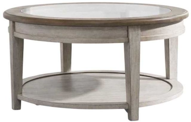 Liberty Furniture Heartland 3-Piece Antique White/Tobacco Occasional Table Set-2