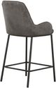 Primo™ International 1017 2-Piece Grey Upholstered Counter Chair Set-4
