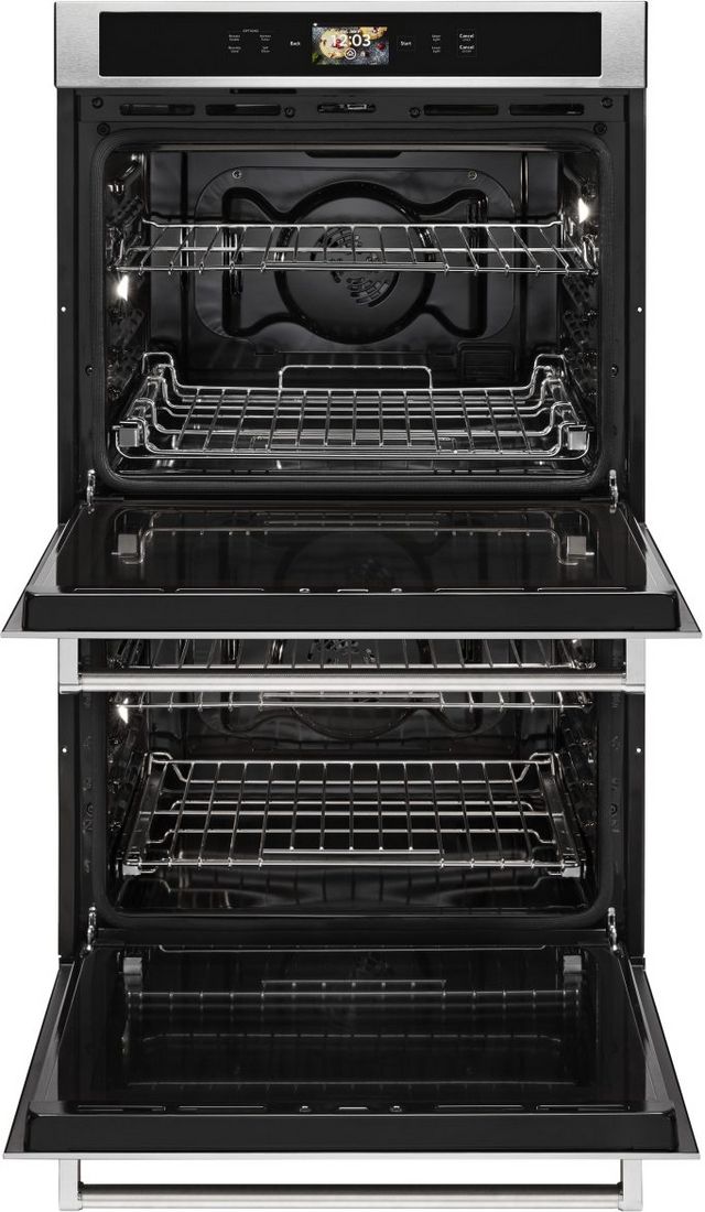 KitchenAid® 30" Stainless Steel Smart Electric Built In Double Oven-3