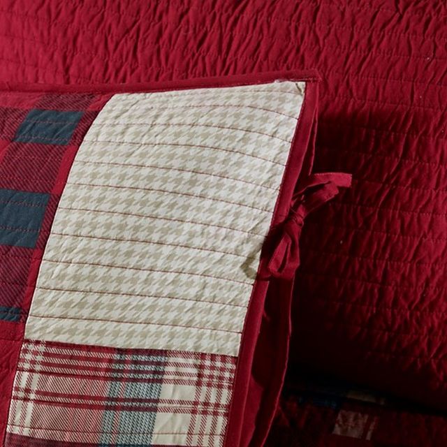 Olliix by Woolrich Red Sunset 5 Piece Day Bed Cover Set-2
