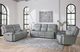 Bassett® Furniture Club Level Fletcher Gray Power Recliner-3