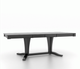 Canadel Customizable Gourmet 92" VR Base Dining Table with Two Removable Leaf's-3