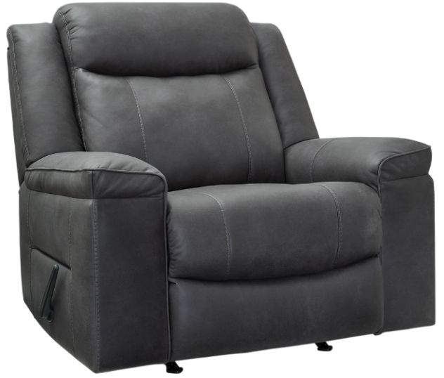 Signature Design by Ashley® Status Check Shadow Manual Rocker Recliner-0