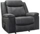 Signature Design by Ashley® Status Check Shadow Manual Rocker Recliner-0