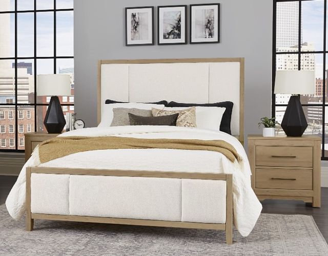 Artisan & Post by Vaughan-Bassett Crafted Cherry Bedroom by Ben & Erin Napier Bleached/White King Panel Bed-1