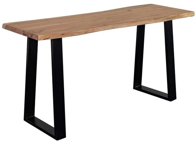 Porter International Designs Manzanita Natural Console Table with Black Base-0