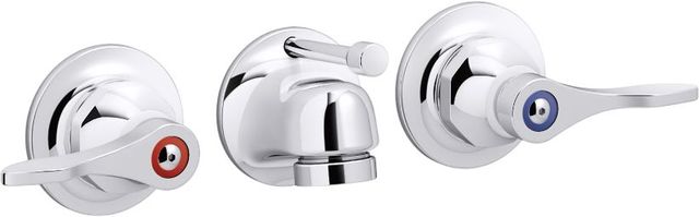 KOHLER® Triton® Bowe® Polished Chrome Shelf-Back Bathroom Sink Faucet-0