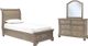 Signature Design by Ashley® Lettner 3-Piece Light Gray Twin Sleigh Bed Set-0