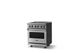 Viking® 5 Series 30" Stainless Steel Pro Style Electric Range with Polished Chrome Trim-2