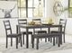 Signature Design by Ashley® Bridson 6-Piece Gray Dining Table Set-4