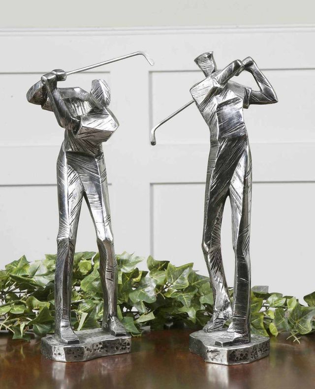 Uttermost Metallic Silver Practice Shot Figurines-2