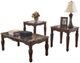 Signature Design by Ashley® North Shore 3-Piece Dark Brown Occasional Table Set-0