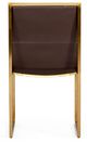 VIG Furniture Modrest Dalton 2-Piece Brown/Gold Dining Chair Set-4