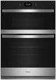 Whirlpool® 27" Fingerprint Resistant Stainless Steel Oven/Micro Combo Electric Wall Oven-0