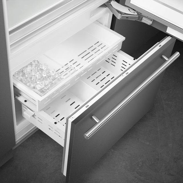 Smeg 36" 19.8 Cu. Ft. Panel Ready Built-In Bottom Freezer Refrigerator-3