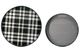 A & B Home 2-Piece Black/Gray Round Decorative Tray Set-2