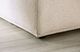 Furniture of America® Stavanger Beige 2-Seater with Square Ottoman-3