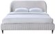 Bernards Celine Beige Upholstered Queen Panel Bed-1