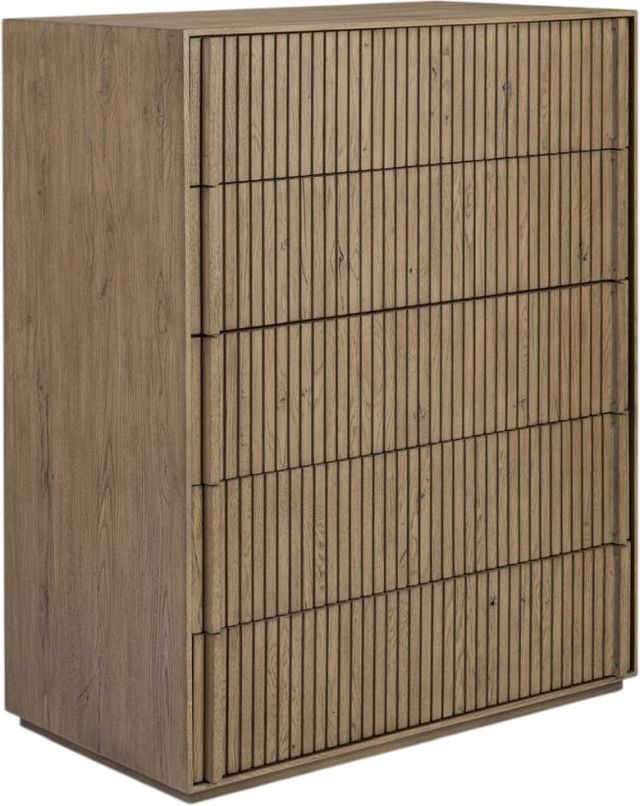 Four Hands Leo Rustic Gray Veneer Dresser-0