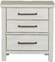 Liberty Furniture Modern Farmhouse Flea Market White Nightstand-1