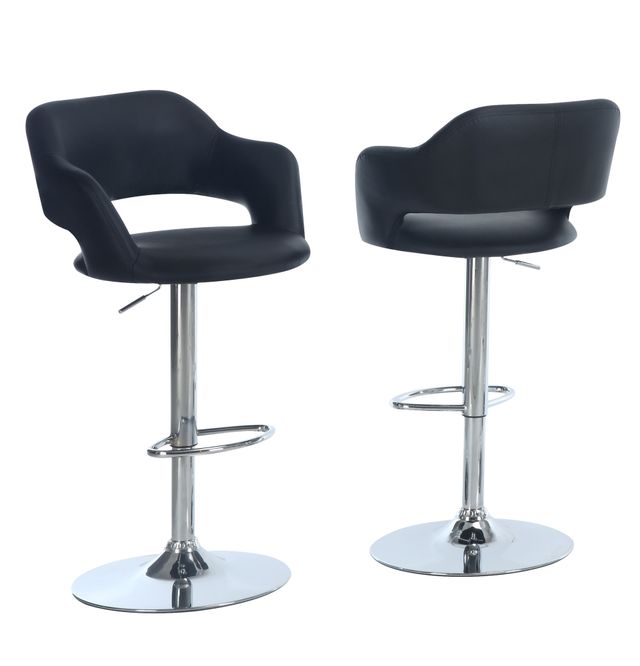 Monarch Specialties Inc. Black Bar Stool-0