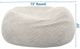 iAmerica Fluff Parchment XL Comfort Sack-1