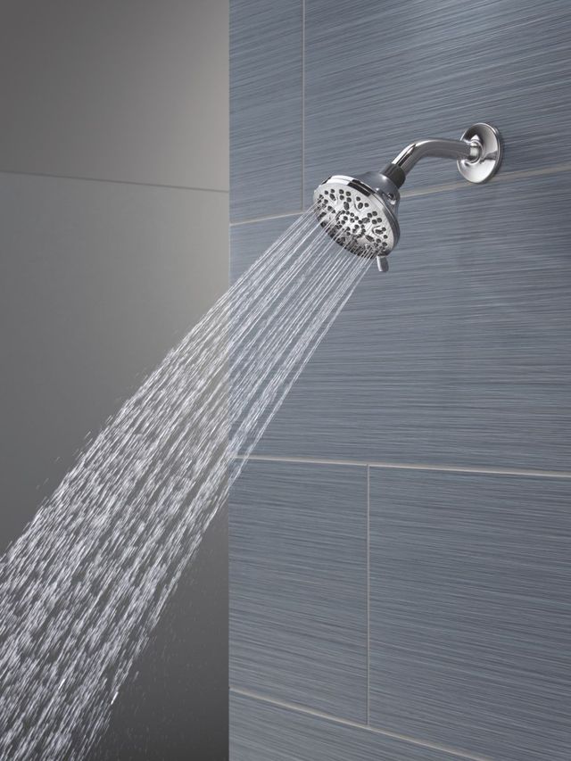 Delta Universal Showering Components Chrome 2.5 GPM 3-Setting Shower Head – Pack of 2-4